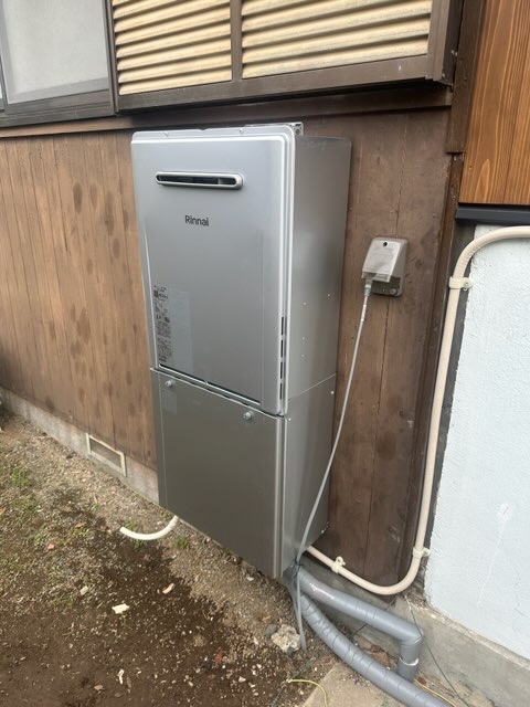 お湯が足りない・・・ガス給湯器に交換！函南町・Ｓ様邸