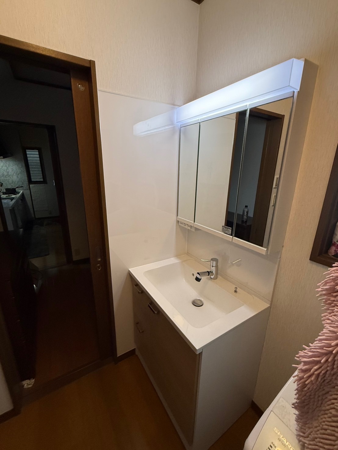 洗面リフォーム　Panasonic｜三島市・A様邸